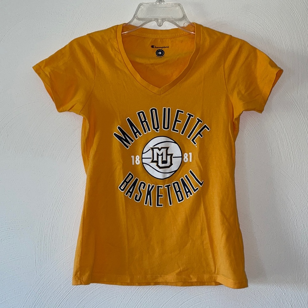 Marquette University V-Neck Short Sleeve T-Shirt